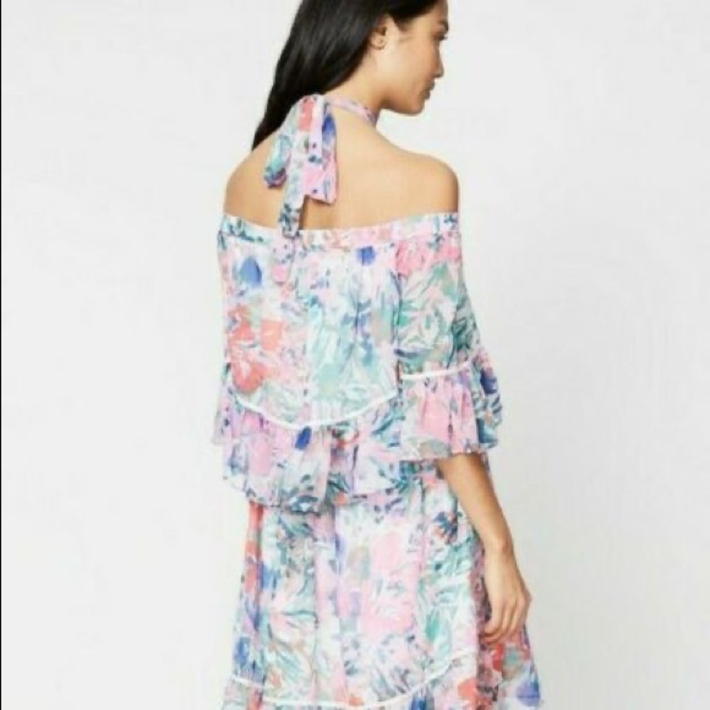 RACHEL ROY Printed Silk Dress NWT